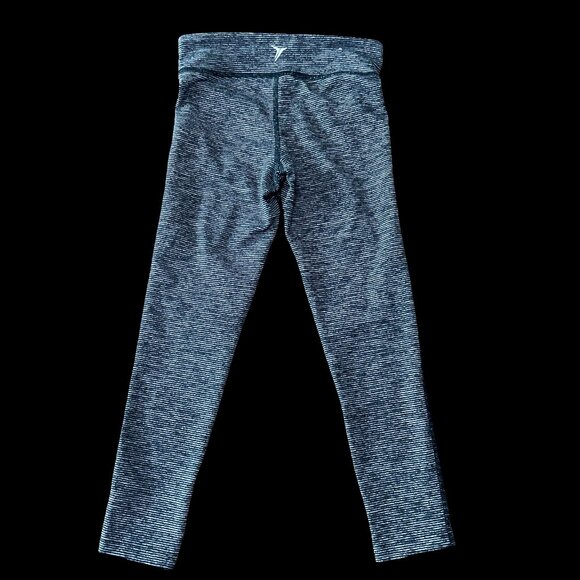 Black Striped Athletic Leggings - Picture 2 of 2